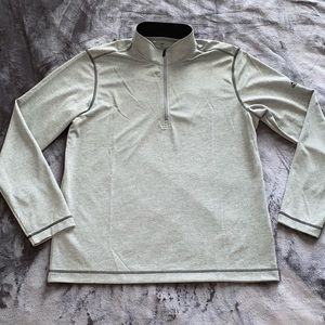 Men’s grey adidas quarter zip pullover, Size M